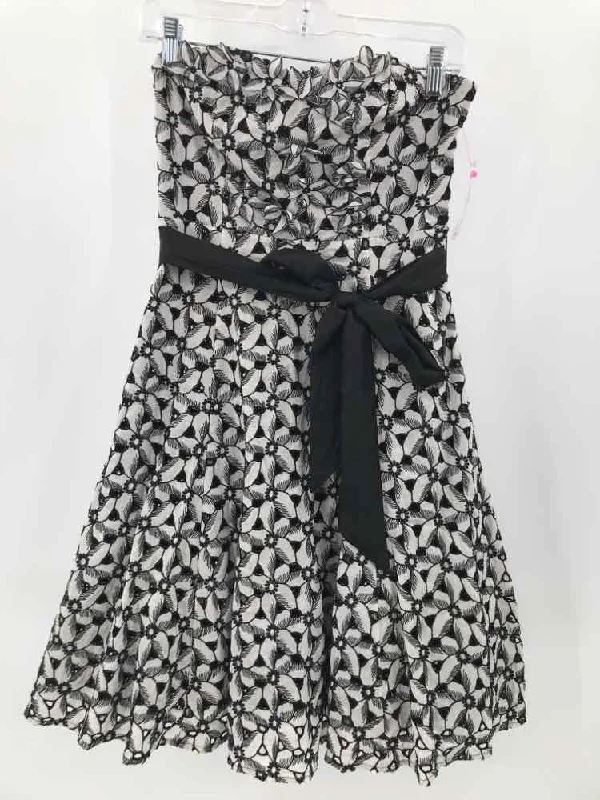 Pre-Owned Moulinette Soeurs Ivory Size 2 Knee Length Strapless Dress