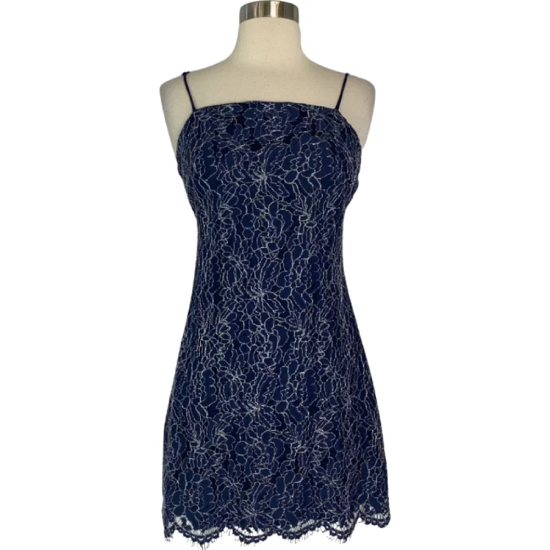 BOUTIQUE Short Cocktail Dress Navy Size Small