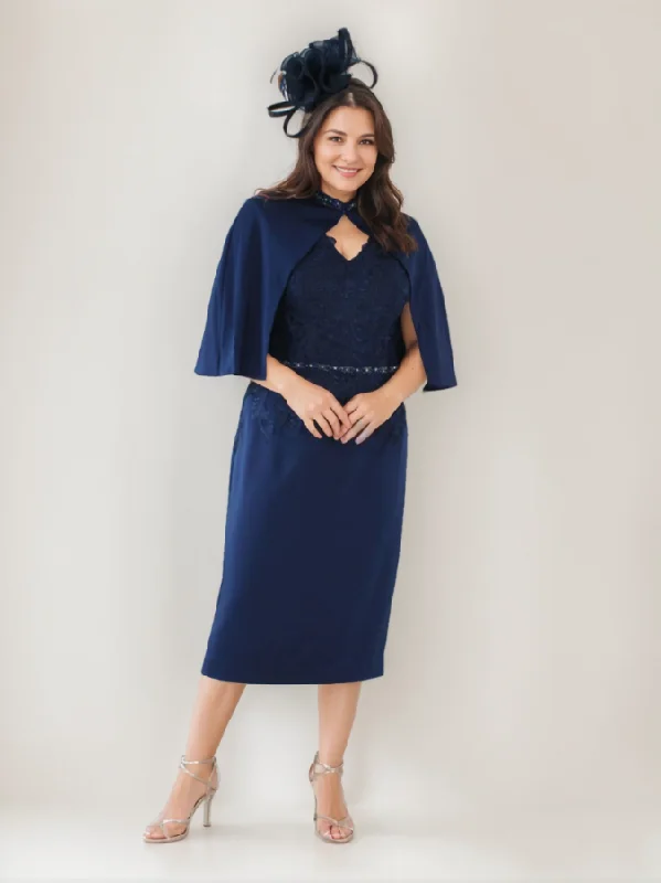 Sheath/Column V-Neck Tea-Length Plus Size Mother of the Bride Dresses with Rhinestone & Appliques Sheath/Column V-Neck Tea-Length Plus Size Mother of the Bride Dresses with Rhinestone & Appliques