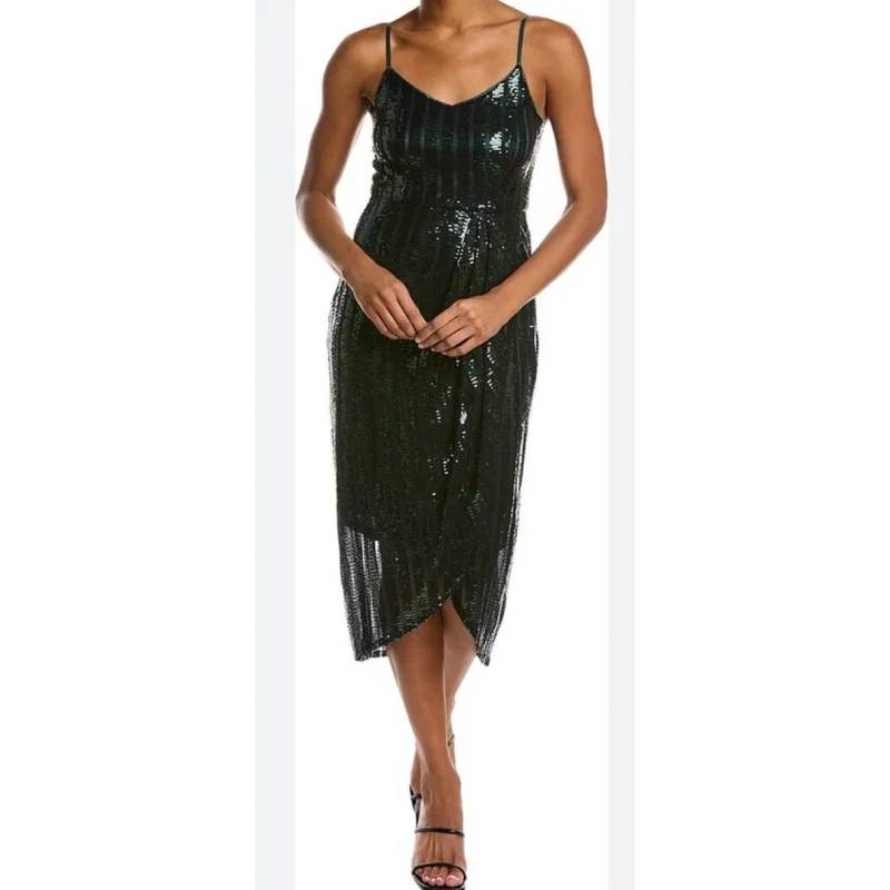 NANETTE LEPORE Nanette By Sequin Cocktail Dress Black Size 10