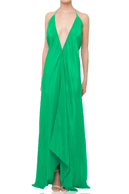 Convertible Long Dress in Parakeet