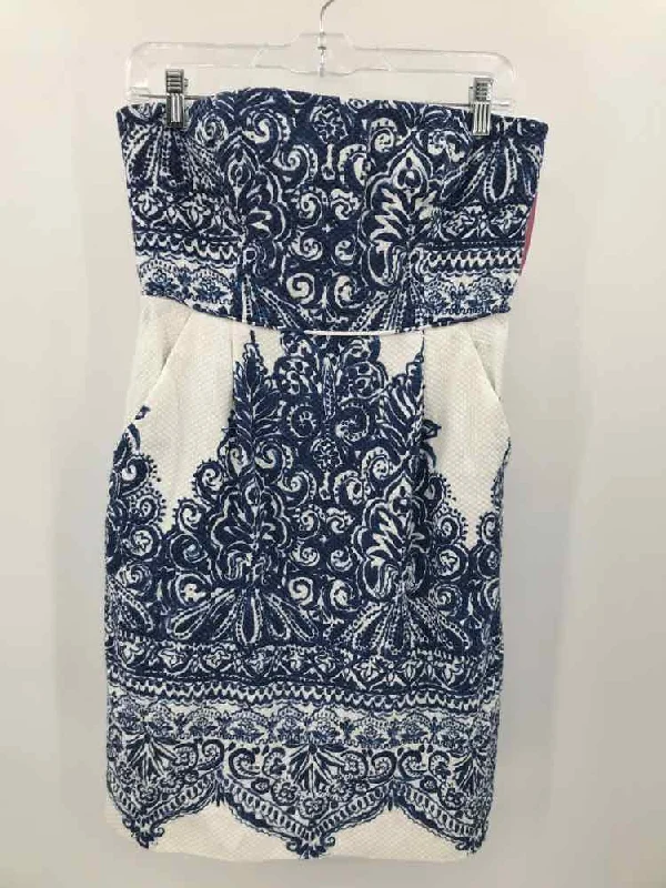 Pre-Owned J Crew White Size 8 Short Strapless Dress