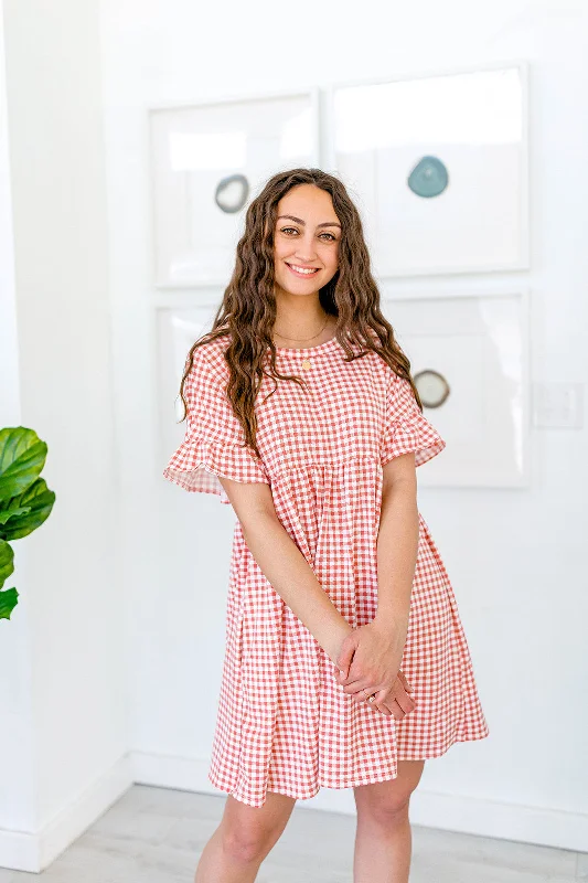 Red Gingham Dress