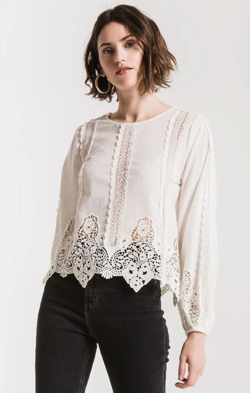 Catalan Blouse Lightweight Chiffon Blouse