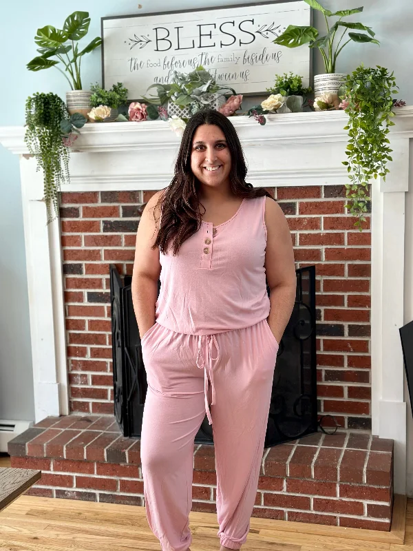 Dusty pink jogger jumper Neon Metallic Matte