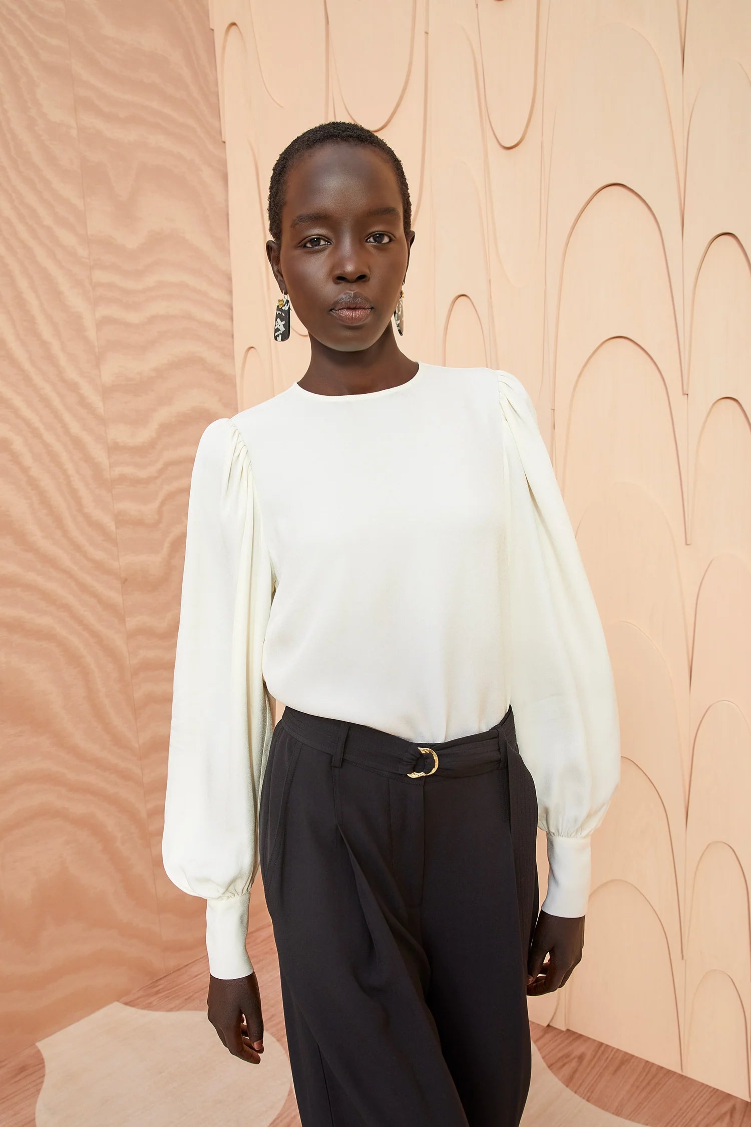 Lilliana Blouse - Pristine Office-Ready Blouse