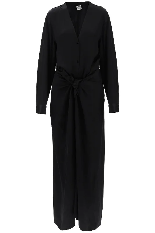 satin blouse with bow detail 242 WRD1730 FB0160 BLACK Elegant Embroidery Blouse