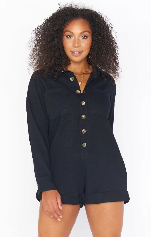 Tegan Jumper ~ Pitch Black Mesh Blend Leather Blend Suede Blend