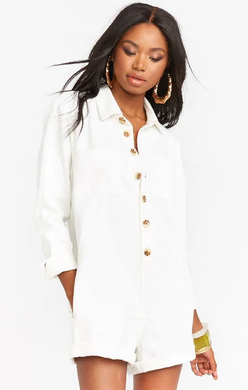 Tegan Jumper ~ Whitewash Chenille Blend Fleece Blend Nylon Blend
