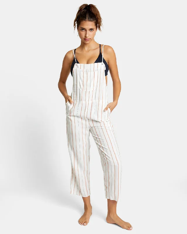 Zula Jumper Cover-Up - Amber Ribbed Striped Patterned