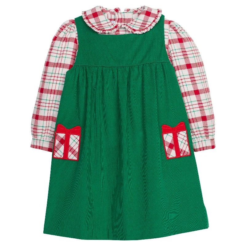 Applique Madison Jumper Set - Presents Cotton Fabric Linen Fabric Terry Fabric