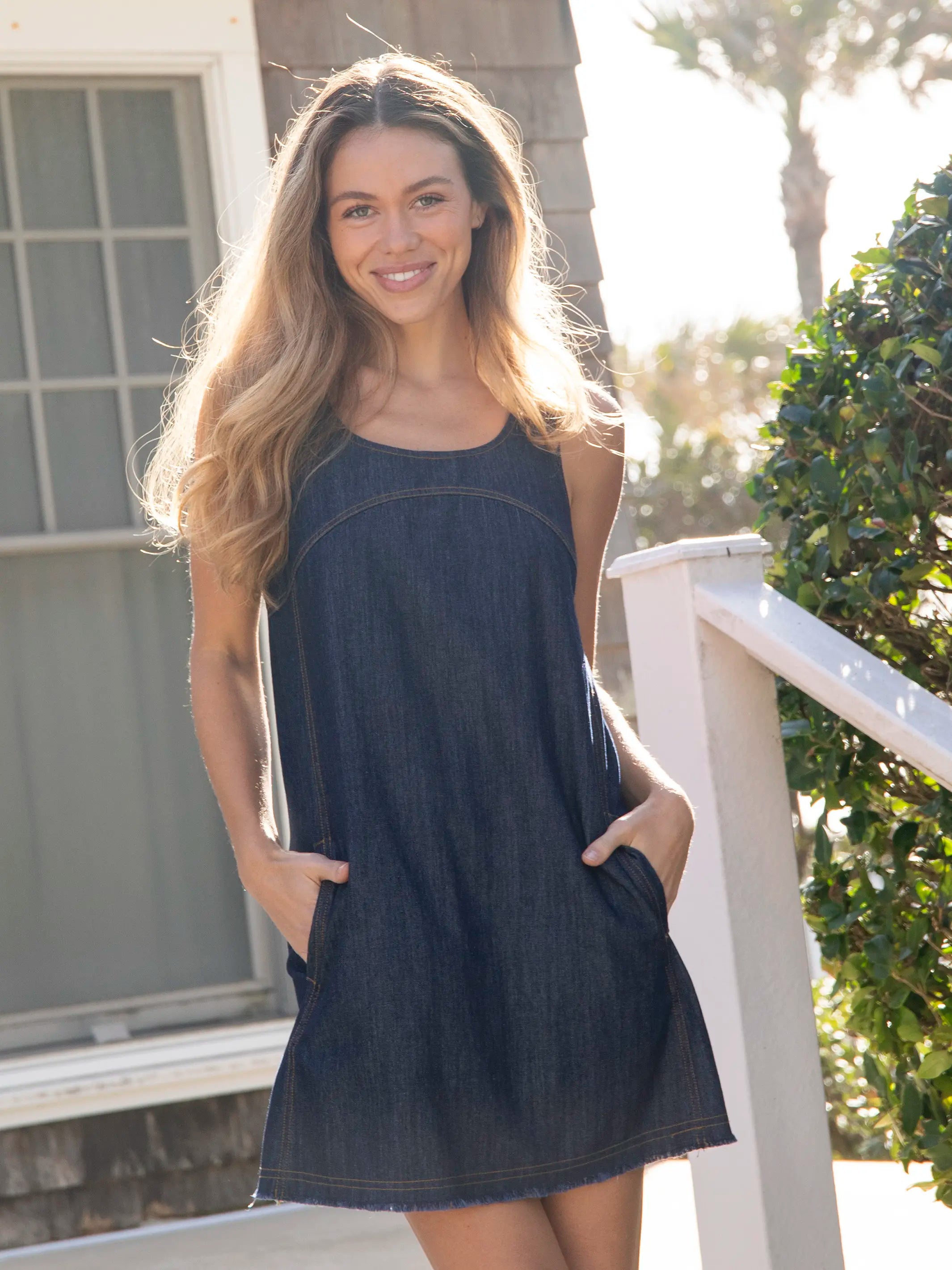 Denim JJ Jumper - Dark Indigo Graphic Sweater Embroidered Appliqued