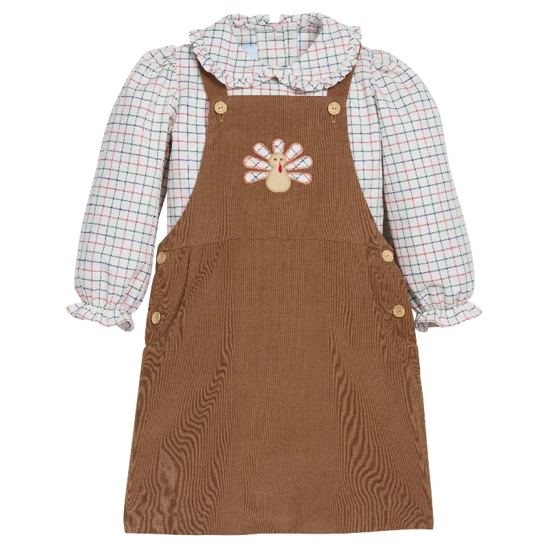 Hadley Jumper Set - Hunter Tattersall Denim Fabric Leather Fabric Suede Fabric