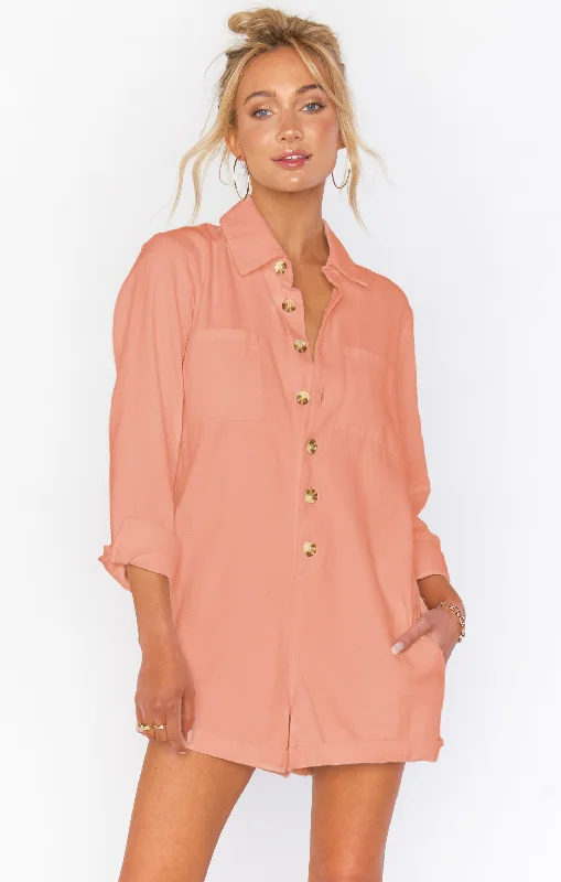 Tegan Jumper ~ Dusty Coral Lace Blend Ribbed Blend Corduroy Blend