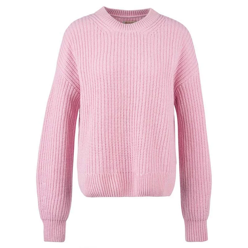 Barbour Horizon Ladies Jumper - Winter Heath Boat Neck Shawl Collar Notched Collar