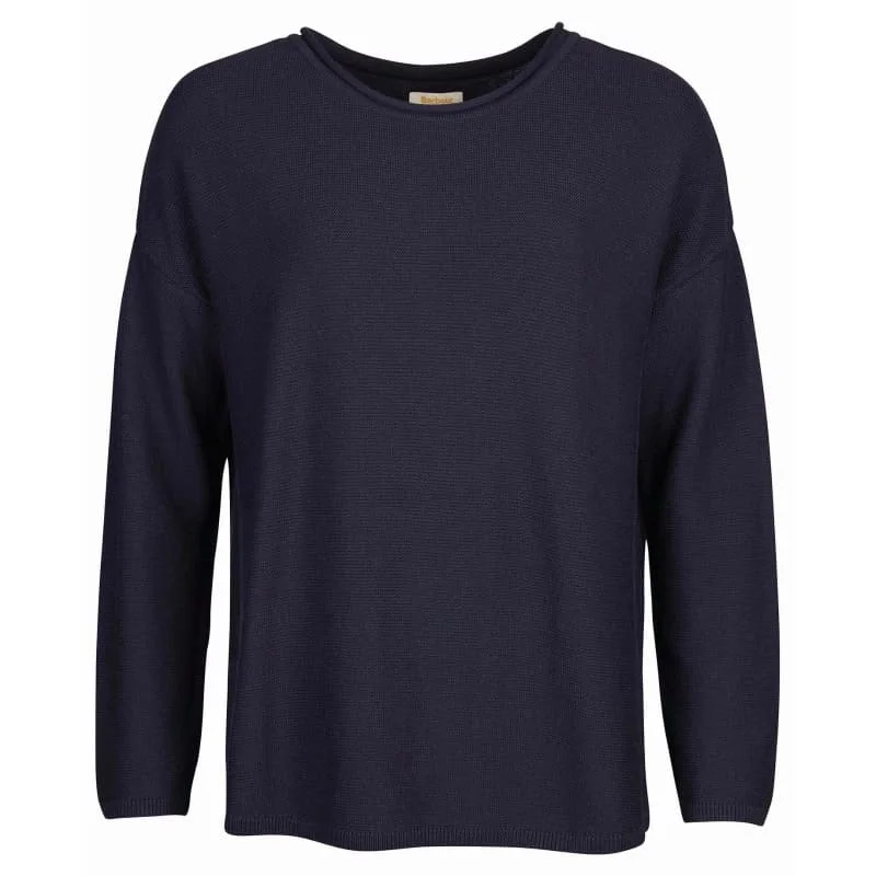 Barbour Mariner Ladies Knit Jumper - Navy Lightweight Heavyweight Midweight