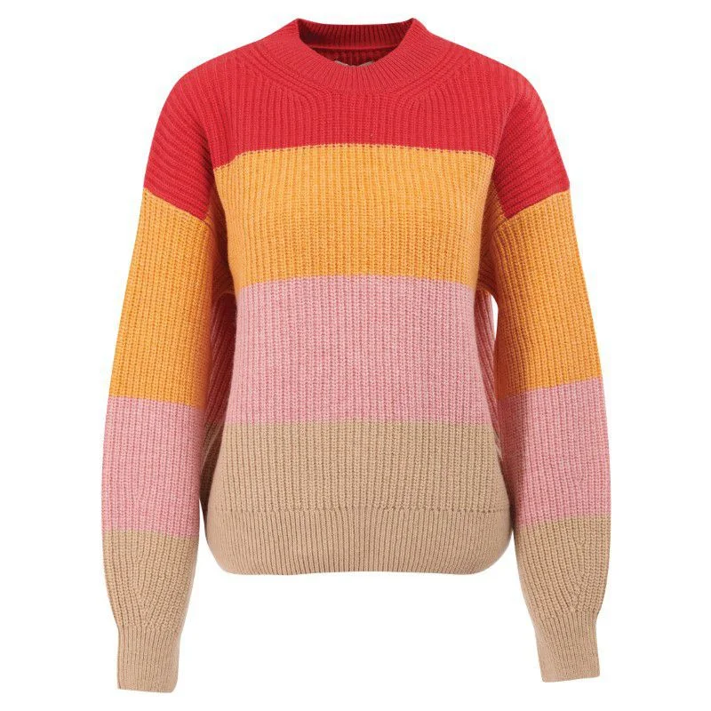 Barbour Ula Ladies Knit Jumper - Multi High Neck Crew Neck V-Neck
