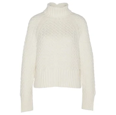 Barbour Women's Malton Knitted Jumper Boxy Sweater Fitted Sweater A-Line