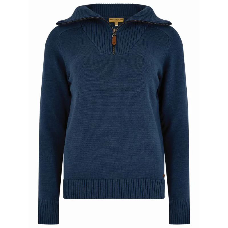 Dubarry Rosmead Ladies Zip Neck Jumper - Peacock Blue Lightweight Heavyweight Midweight Dubarry Rosmead Ladies Zip Neck Jumper - Peacock Blue Lightweight Heavyweight Midweight