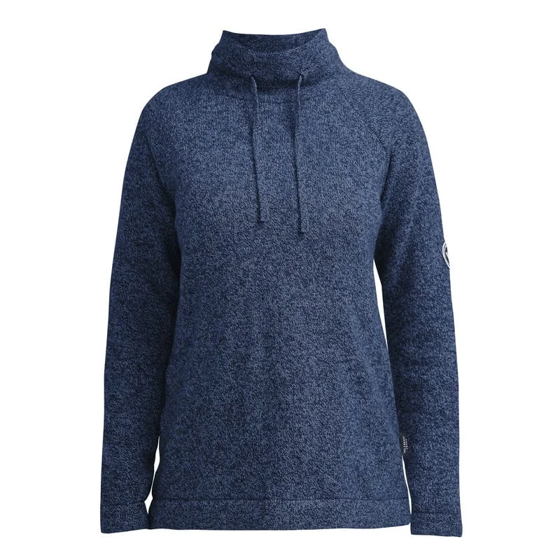 Holebrook Angelika Windproof Ladies Jumper - Dark Royal Melange Herringbone Houndstooth Plaid Holebrook Angelika Windproof Ladies Jumper - Dark Royal Melange Herringbone Houndstooth Plaid