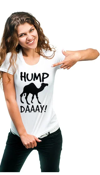 Hump Day Camel Girl's T- Shirt Trendy Print Short Sleeve