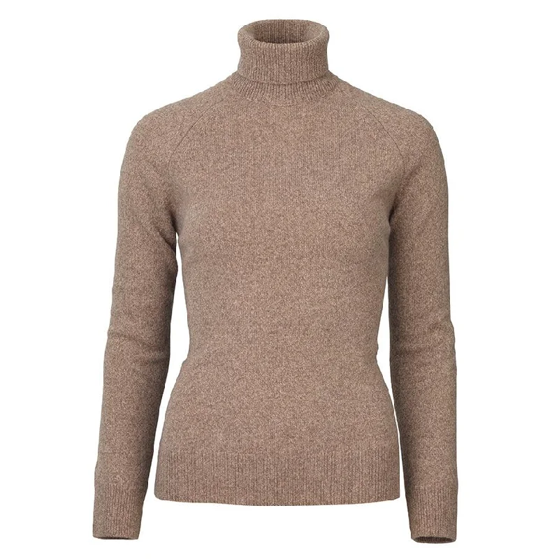 Laksen Westminster Ladies Lambswool Roll Neck Jumper - Camel Zippered Front Buttoned Front Snap Front Laksen Westminster Ladies Lambswool Roll Neck Jumper - Camel Zippered Front Buttoned Front Snap Front