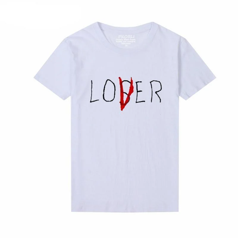 Losers Club Women Casual Cotton Short Sleeve T Shirt Comfortable Pocket Short Shirt