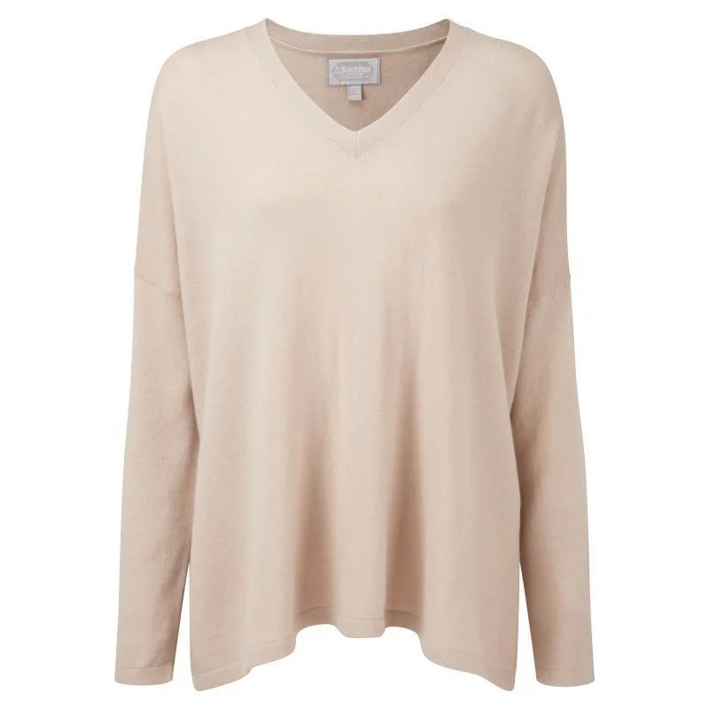 Schoffel Devon Merino Ladies Jumper - Oat Jersey Fabric Tulle Fabric Batik Fabric