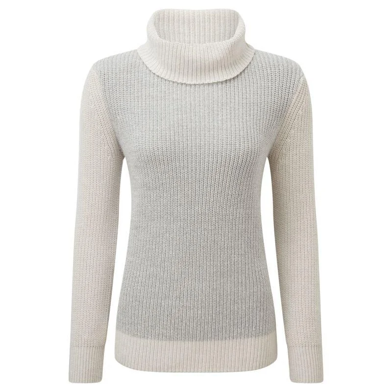 Schoffel Lowes Ladies Roll Neck Jumper - Ivory/Silver Lace Blend Ribbed Blend Corduroy Blend Schoffel Lowes Ladies Roll Neck Jumper - Ivory/Silver Lace Blend Ribbed Blend Corduroy Blend