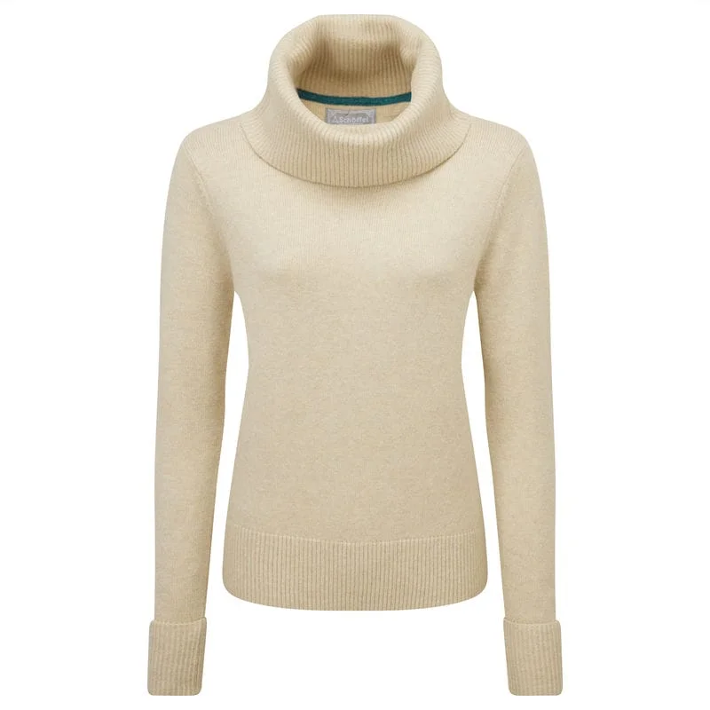 Schoffel Ness Ladies Roll Neck Jumper - Oat Hooded Sweater Collared Sweater Shawl Collar Schoffel Ness Ladies Roll Neck Jumper - Oat Hooded Sweater Collared Sweater Shawl Collar