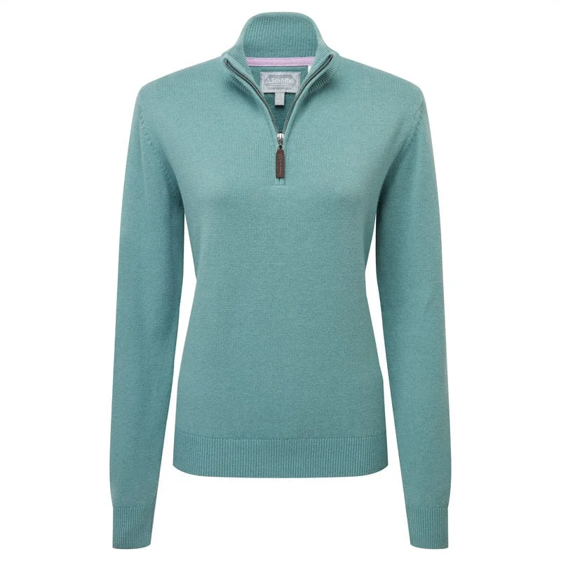 Schoffel Pateley Ladies Jumper - Arctic Blue Turtle Neck Boat Neck Asymmetrical Neck Schoffel Pateley Ladies Jumper - Arctic Blue Turtle Neck Boat Neck Asymmetrical Neck