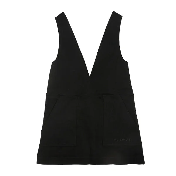 V neck black jumper by Be For All Terry Terry Cloth Terry Knit