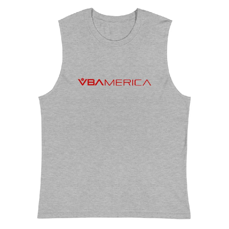 VBAmerica Muscle Shirt Fashionable Sheer Short Shirt