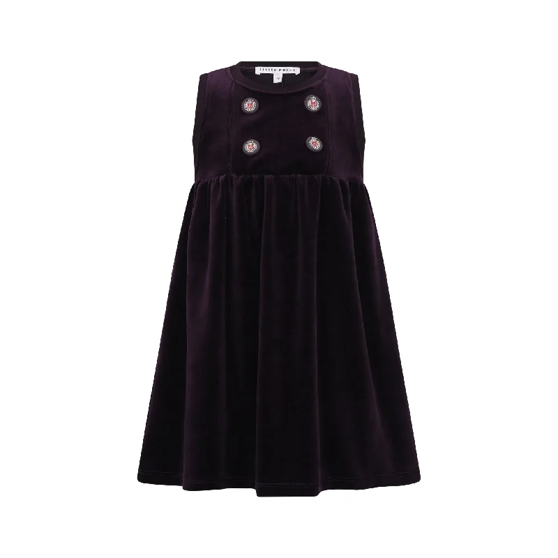Velour plum jumper by Little Parni Neon Metallic Matte