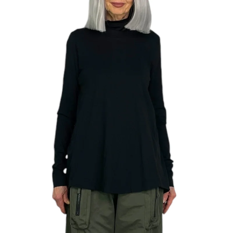 A-LINE TURTLENECK TEE Casual Formal Business