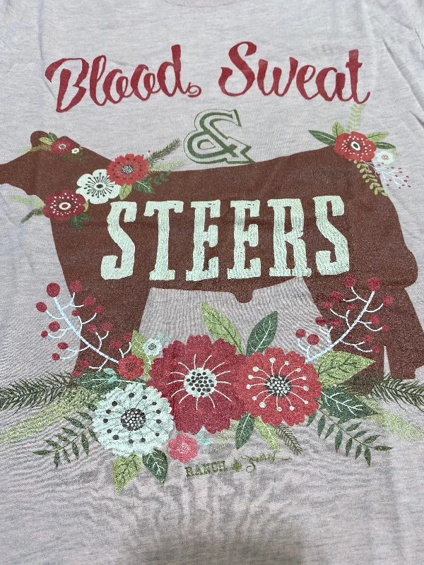 Canvas Blood Sweet & Steers T-Shirt Welt Pockets Slit Pockets Flap Pockets