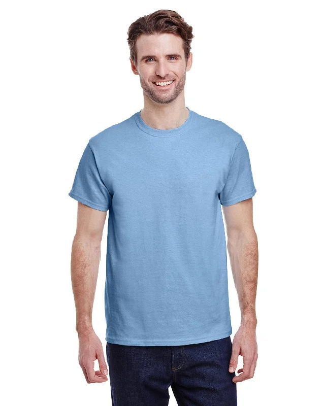 Gildan Heavy Cotton T-Shirt | Light Blue Elegant Classic Vintage