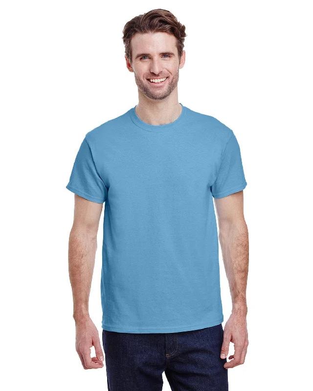 Gildan Ultra Cotton Heavyweight T-Shirt | Carolina Blue Elasticated Padded Insulated