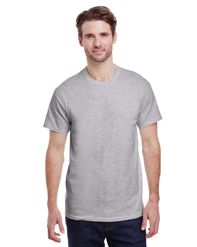 Gildan Ultra Cotton Heavyweight T-Shirt | Sport Grey Knit Fabric Woven Fabric Fleece Fabric