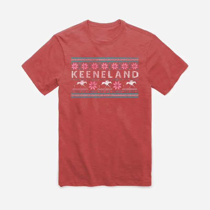 Keeneland Holiday Tee Polka Dot Checkered Tartan