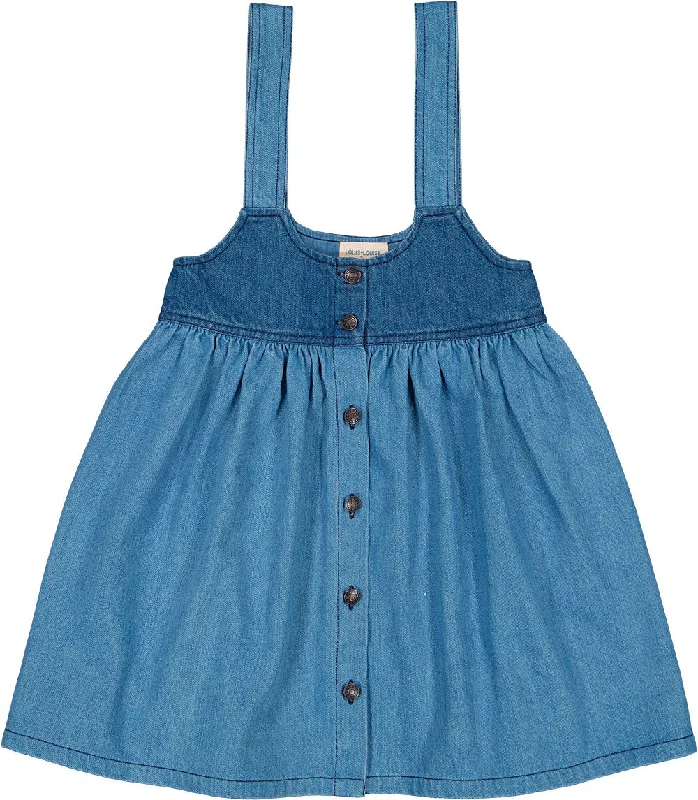 LOUIS LOUISE BLUE DENIM PATCHWORK CARAMBA JUMPER Houndstooth Herringbone Solid