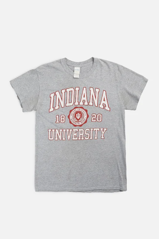 Vintage Indiana University Tee - S Denim Fabric Leather Fabric Suede Fabric