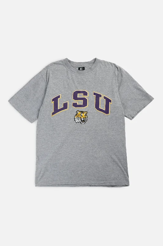 Vintage LSU Tigers Tee - M Front Pockets Side Pockets Patch Pockets