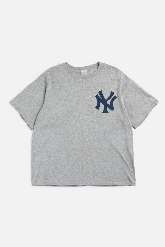 Vintage NY Yankees MLB Tee - M Terry Blend Velvet Blend Canvas Blend