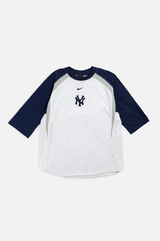 Vintage NY Yankees MLB Tee - Women's S Satin Fabric Silk Fabric Chiffon Fabric