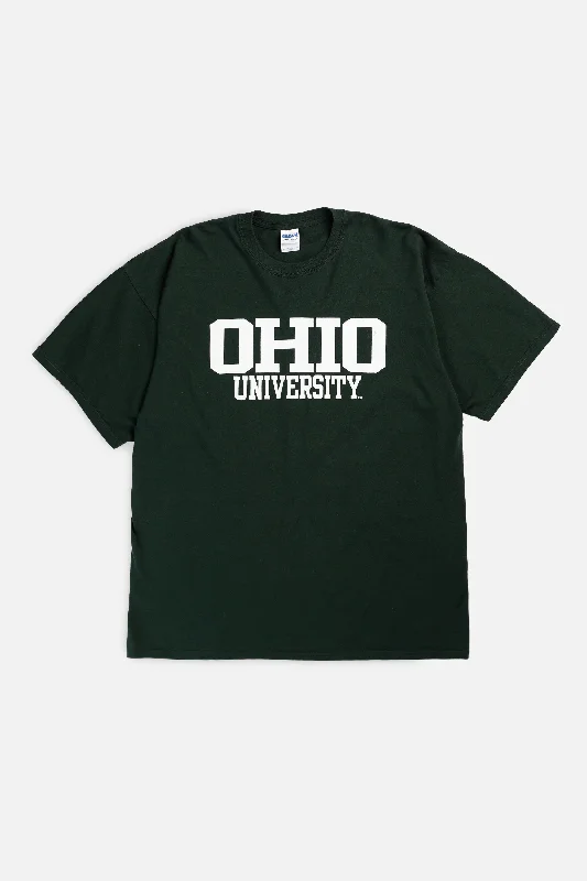 Vintage Ohio University Tee - XL Zippered Buttoned Snapped