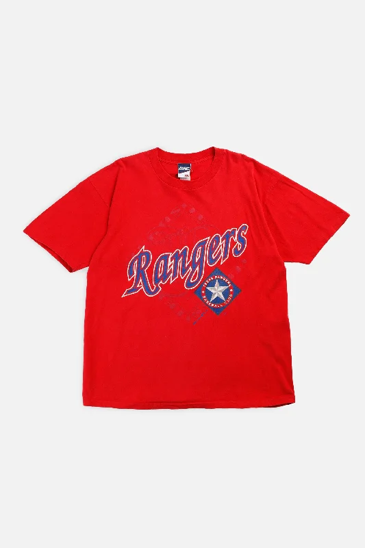 Vintage Texas Rangers MLB Tee - XL Graphic Embroidered Appliqued