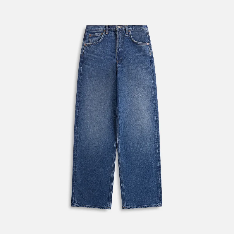 Agolde Low Slung Baggy Jean - Essence Fashionable Distressed Jeans
