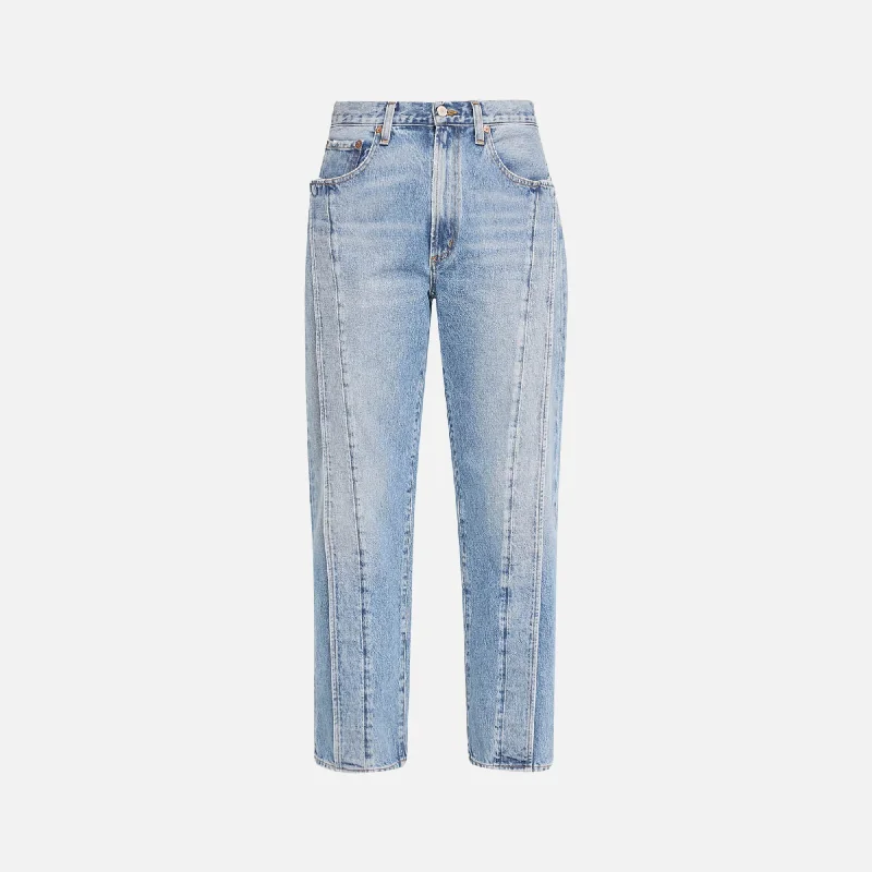 Agolde Fold Jean - Navigate Casual High-Waisted Bootcut Jeans