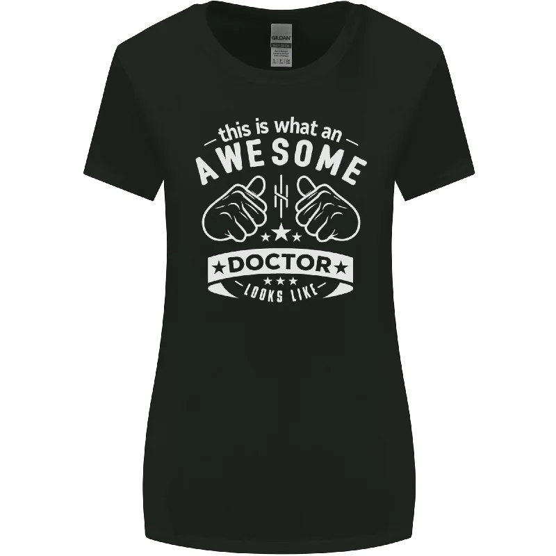 An Awesome Doctor Looks Like GP Funny Womens Wider Cut T-Shirt Asymmetrical Pockets Print An Awesome Doctor Looks Like GP Funny Womens Wider Cut T-Shirt Asymmetrical Pockets Print